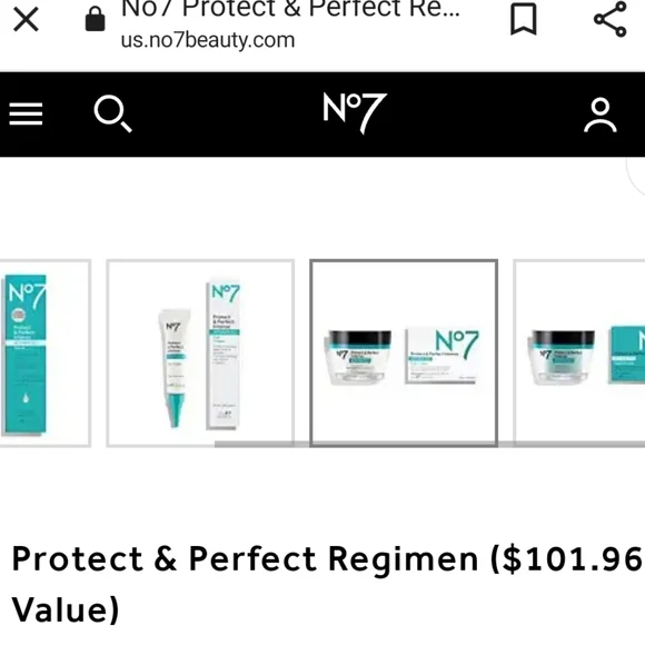 No7 Protect Perfect INTENSE Advanced Anti-aging Skincare For Fine Lines Wrinkles